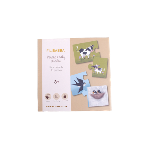 Filibabba - Parent and baby puzzles - Farm animals