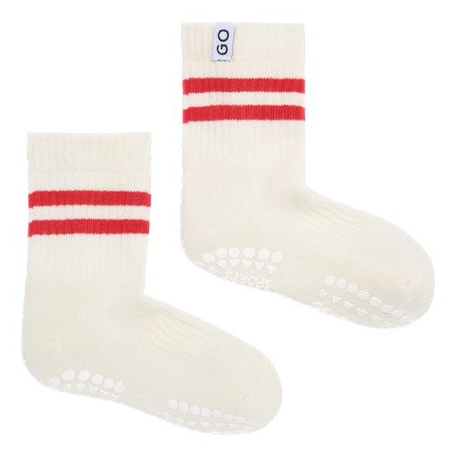 GoBabyGo -Non-slip Sports Socks - Rood