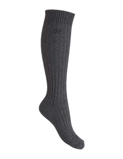 Esmé Studios - Yoyo Knee Socks - Charcoal Gray Mélange