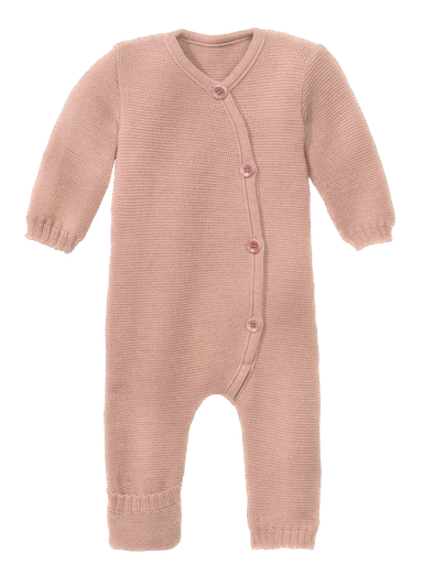 Disana - Boiled wool overall - Rosé