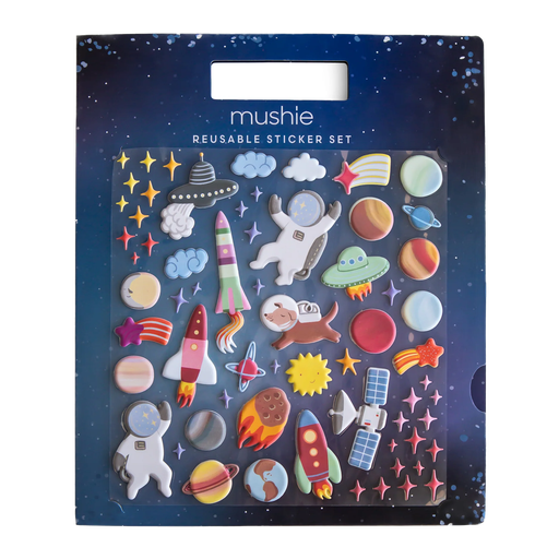 Mushie -Reusable sticker set - Space