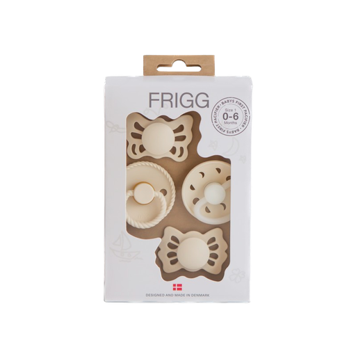 Frigg - Baby's first pacifier pack - Cream night 