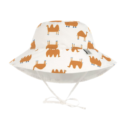 LÄSSIG - Sun protection bucket hat - Camel nature 