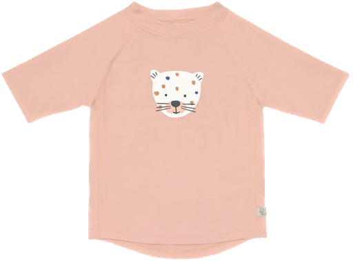 LÄSSIG - Short sleeve rashguard - Leopard pink