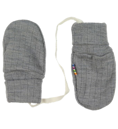 Joha - Mittens without thumb - Grey - 0-3M