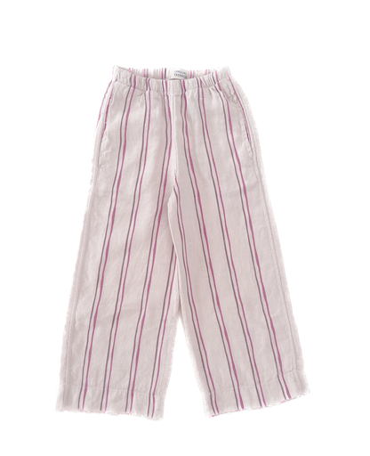 Long live the queen - Linen trousers - Stripes