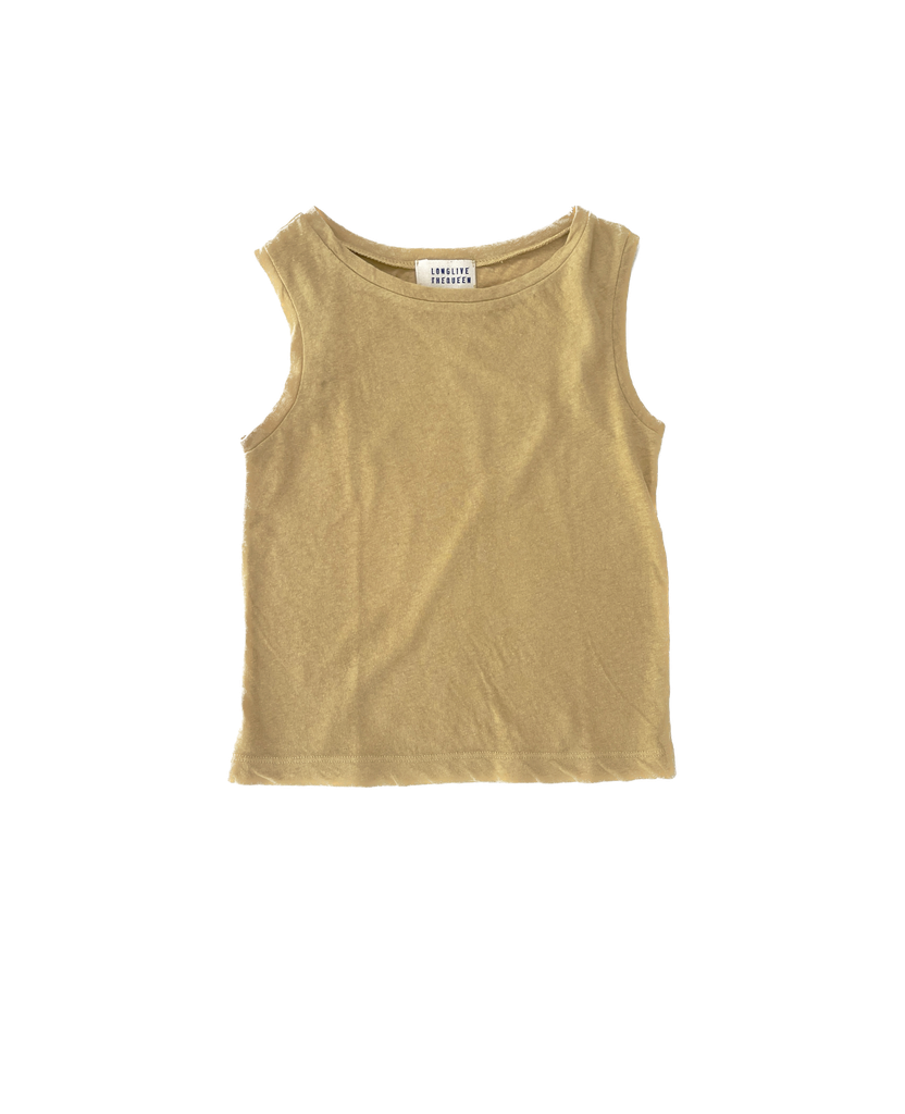 Long live the queen - Singlet - Mustard