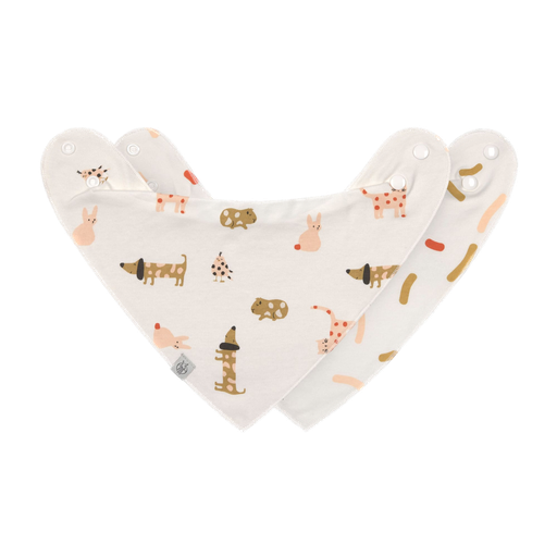 LÄSSIG - Kwijlbandana’s (2pcs) - Little Mateys spicy orange 