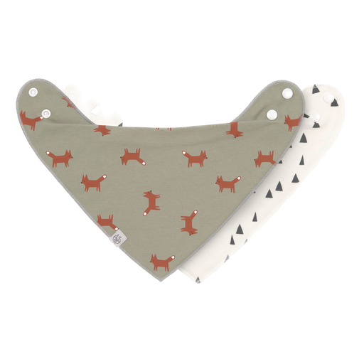 LÄSSIG - Kwijlbandana’s (2pcs) - Little Forest Fox 