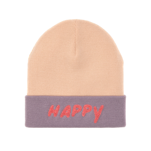 LÄSSIG - Merino Beanie - Happy - Light rose/lilac