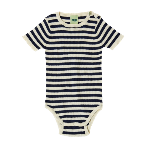 FUB - Baby Rib Body - Stripes ecru/dark navy