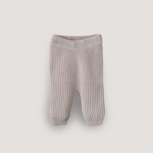 Mushie - Chunky knit pants - Beige