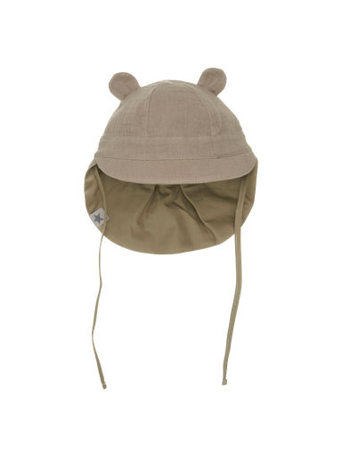 HUTTEliHUT - Summerhat Ears Muslin - Silver sage