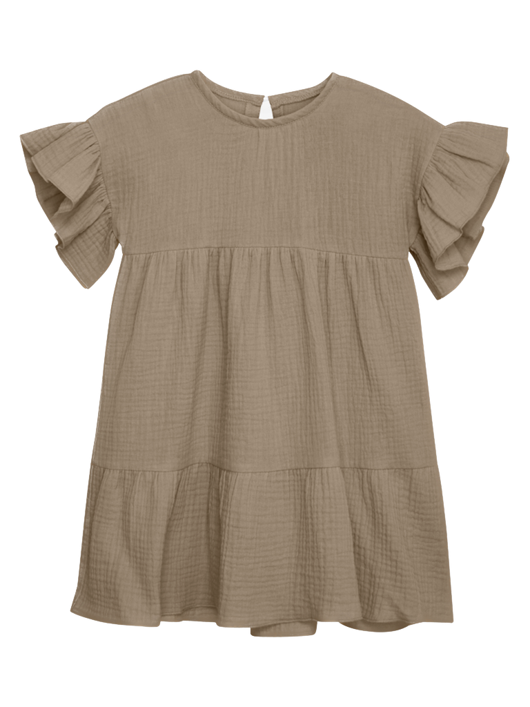 HUTTEliHUT - Dress SS Muslin - Silver Sage