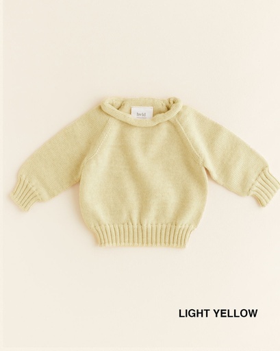 Hvid - Sweater Georgette - Light yellow 