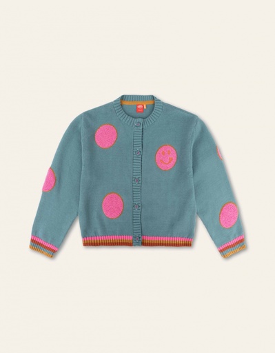 Oilily - Vairy cardigan - Green blue