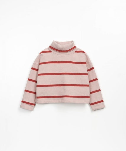 Play Up - Striped jersey sweater 4AP11351