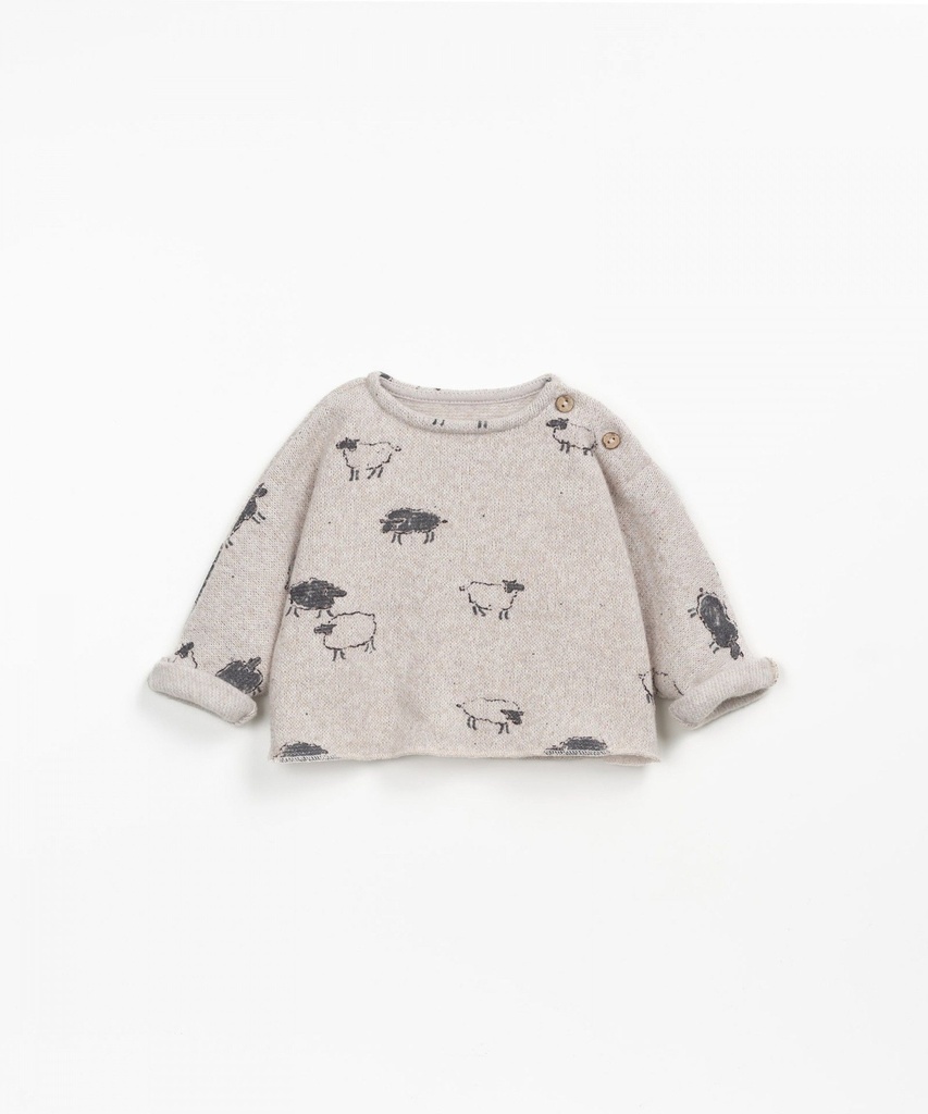 Play Up - Printed jersey sweater 0AP11352