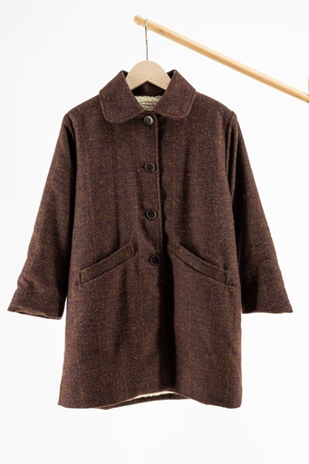 Babe & Tess - Coat for girl - Burgundy