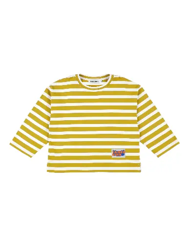 Tangerine - Yellow cream striped long sleeve t-shirt (TG-300)