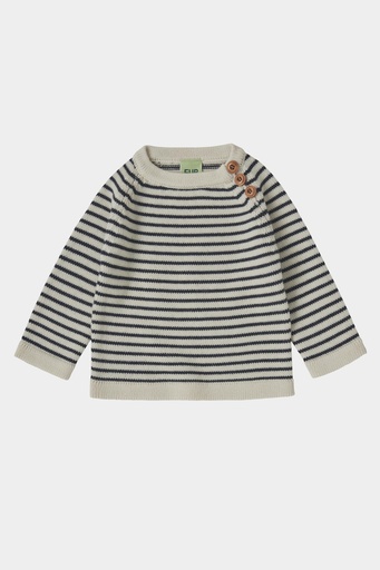 FUB - Baby Sweater (Ecru/Navy)