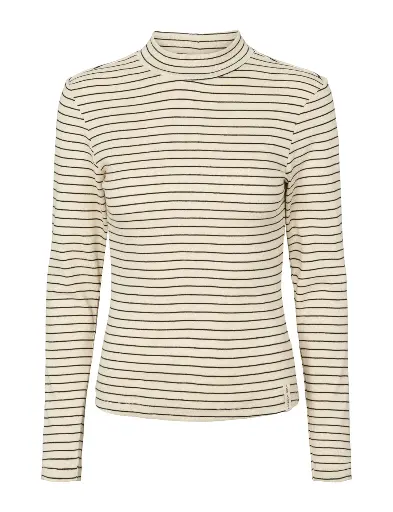 Esmé Studios - Blossom stripe LS turtleneck