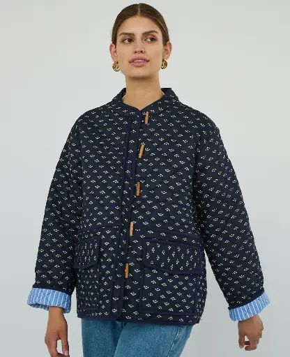 Sissel Edelbo - Adriane Jacket - Navy Peacock