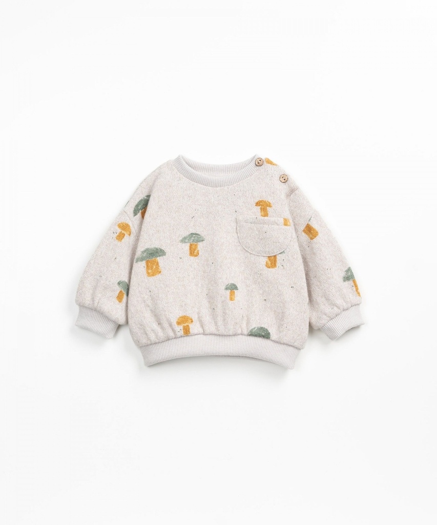 Play Up - Printed jersey sweater 1AP11353 (groen)