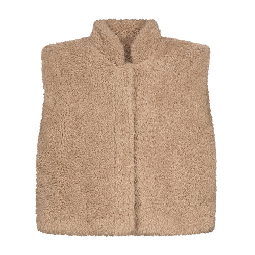 Charlie Petite - Jet Fake Fur Gilet