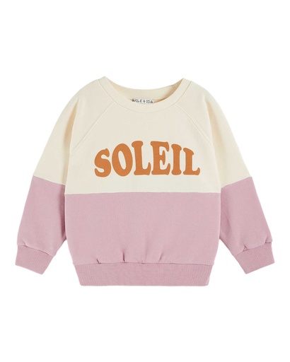 Emile & Ida - Sweater soleil lilas AB177